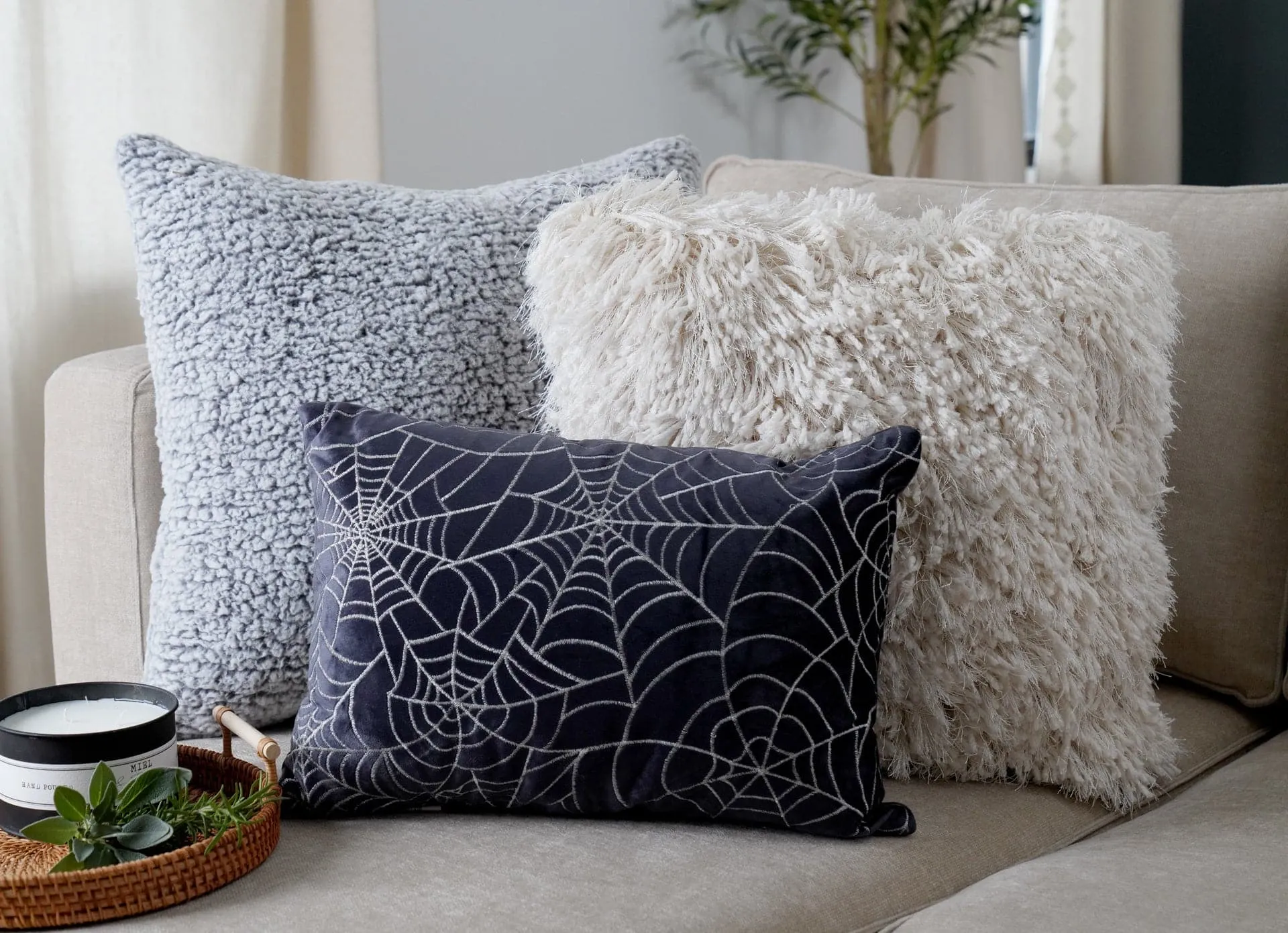 Shaggy Fur Decorative Throw Pillow Cover