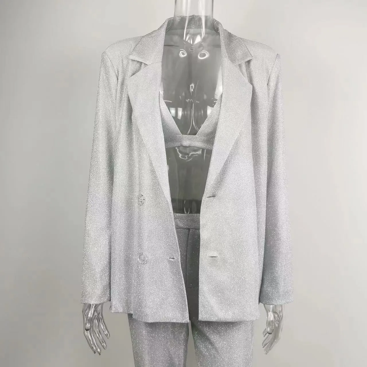 Shiny Pants Suit