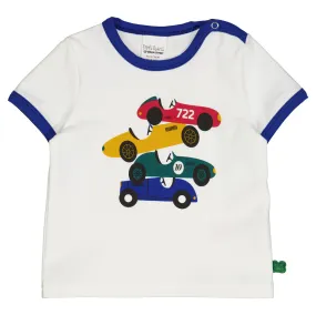 Short sleeve top- race cars