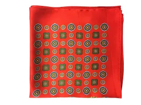 Silk Red Pocket Square