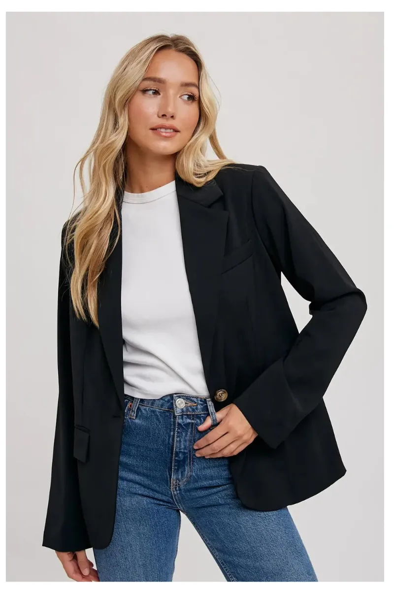 Single Button Blazer