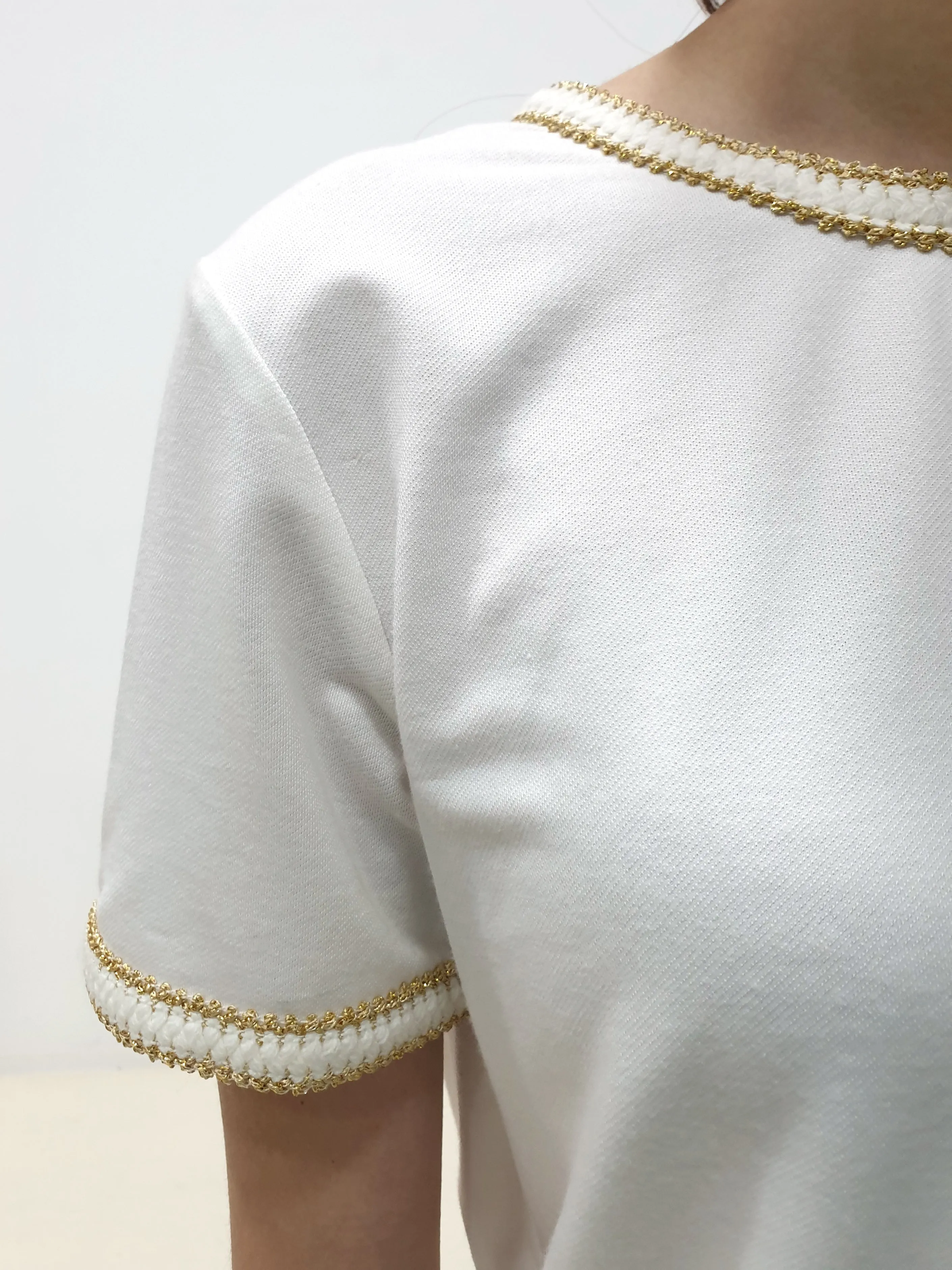Sparkle Trim Top (Non-returnable)