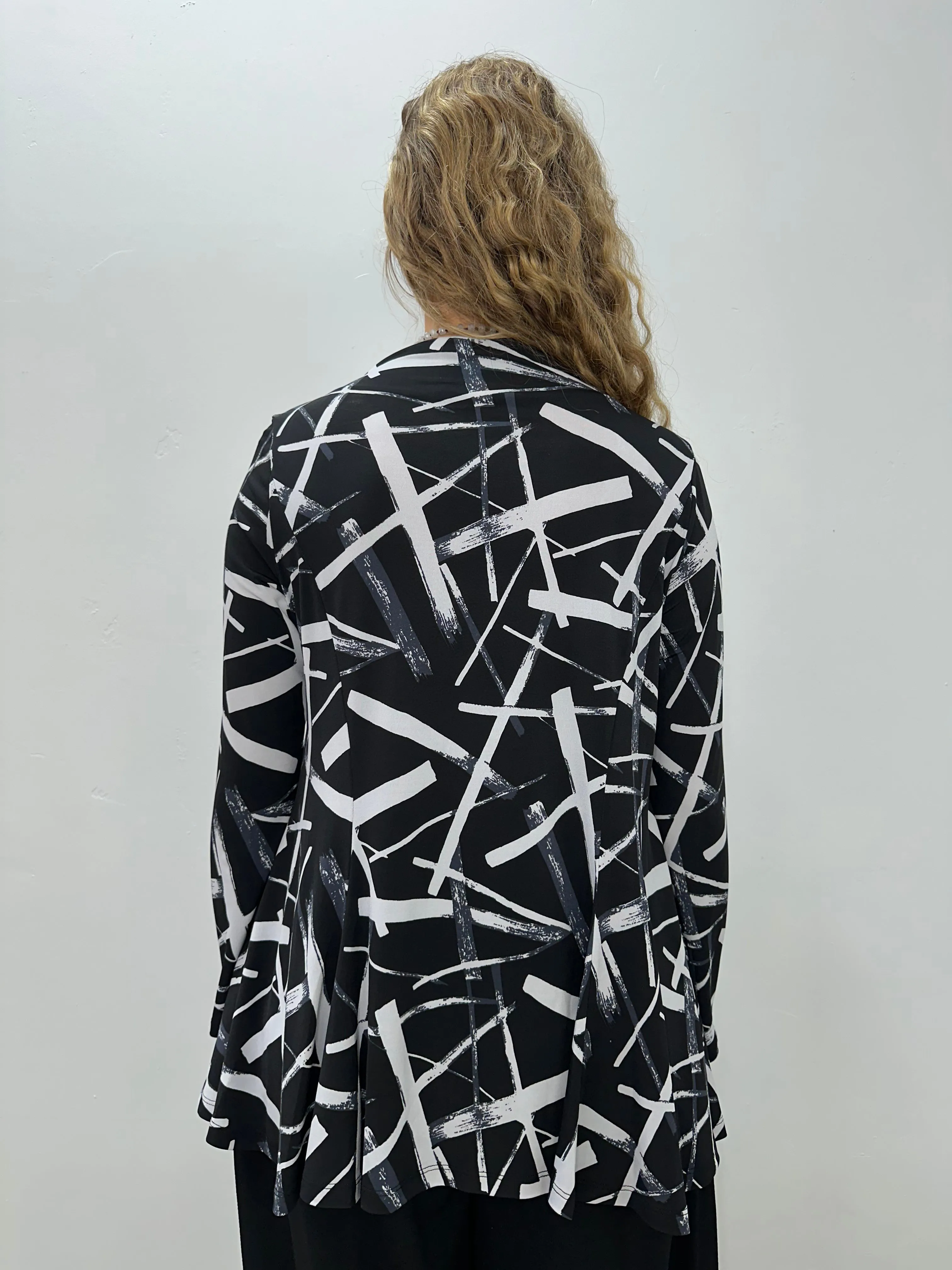 Sparrow Printed Long Sleeve Bette Top