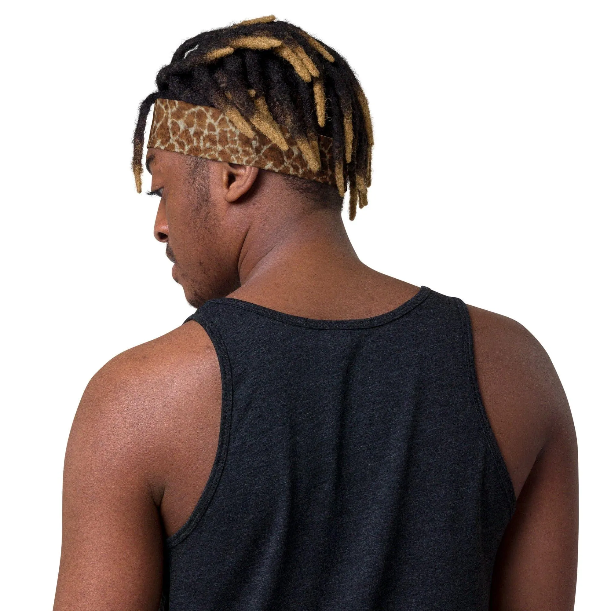 Sports Headband Realistic Giraffe Fur Pattern Quick Dry Headband