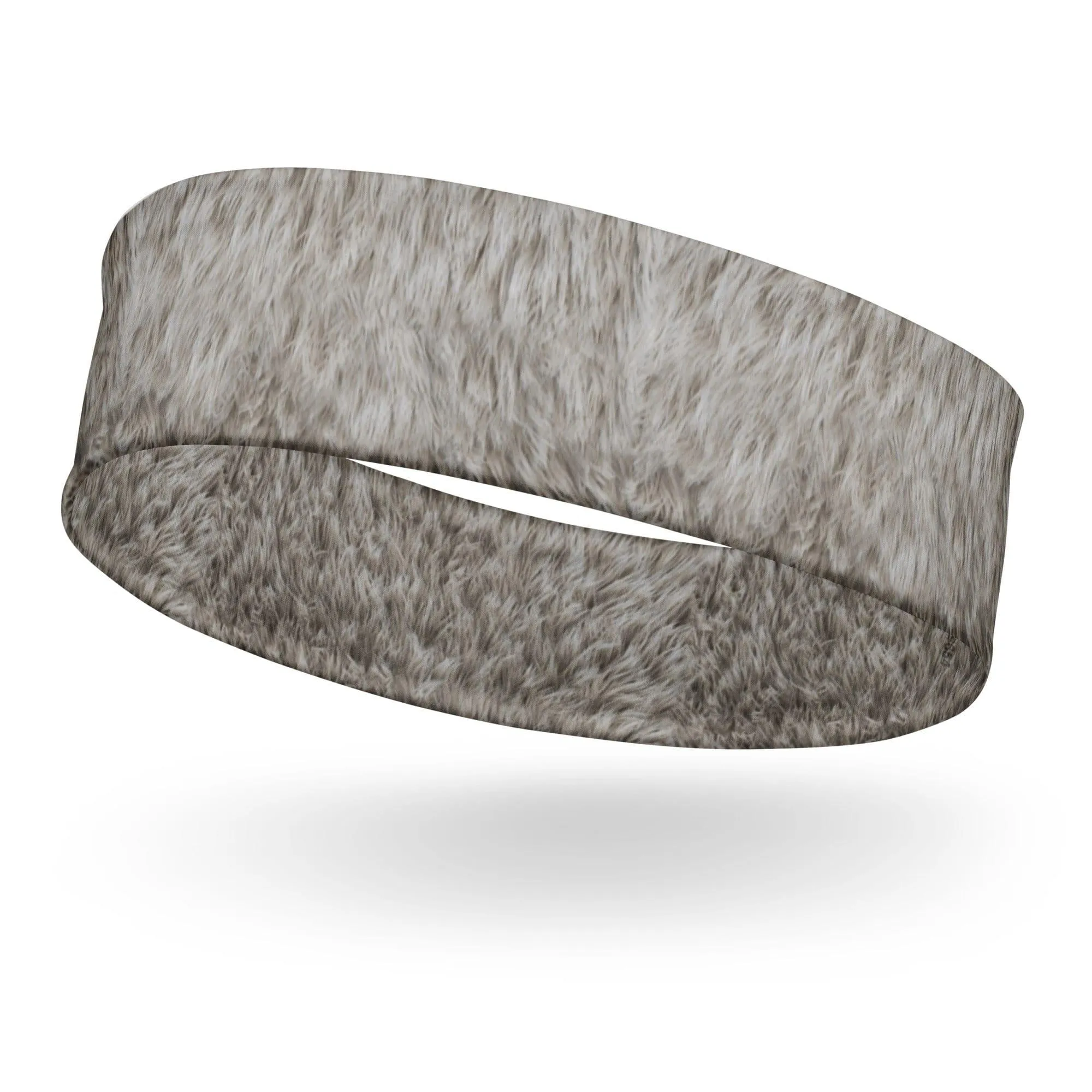 Sports Headband Realistic Polar Bear Animal Fur Quick Dry Headband