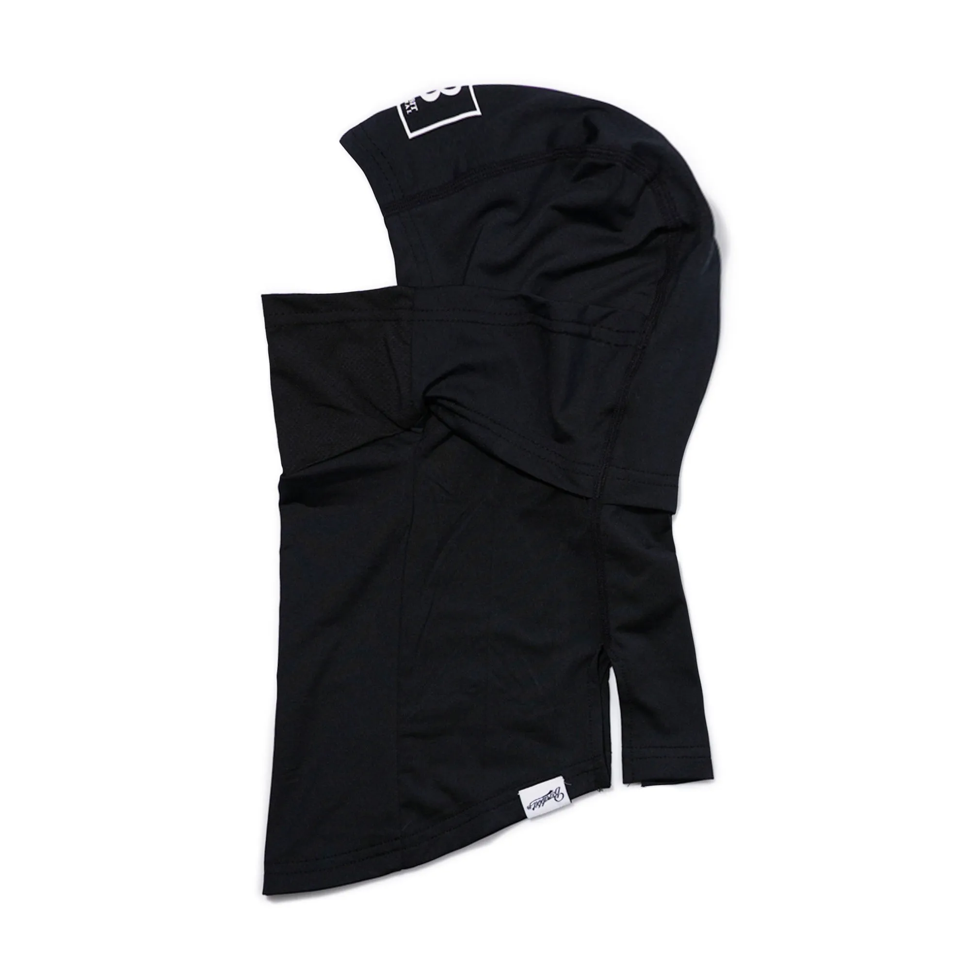 SQUARE LOGO SOFT MESH MASK BALACLAVA BLACK[NO.1]