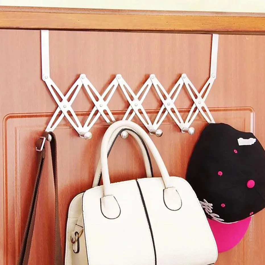 Stainless Steel Wall Door Hangers Hat Organizer