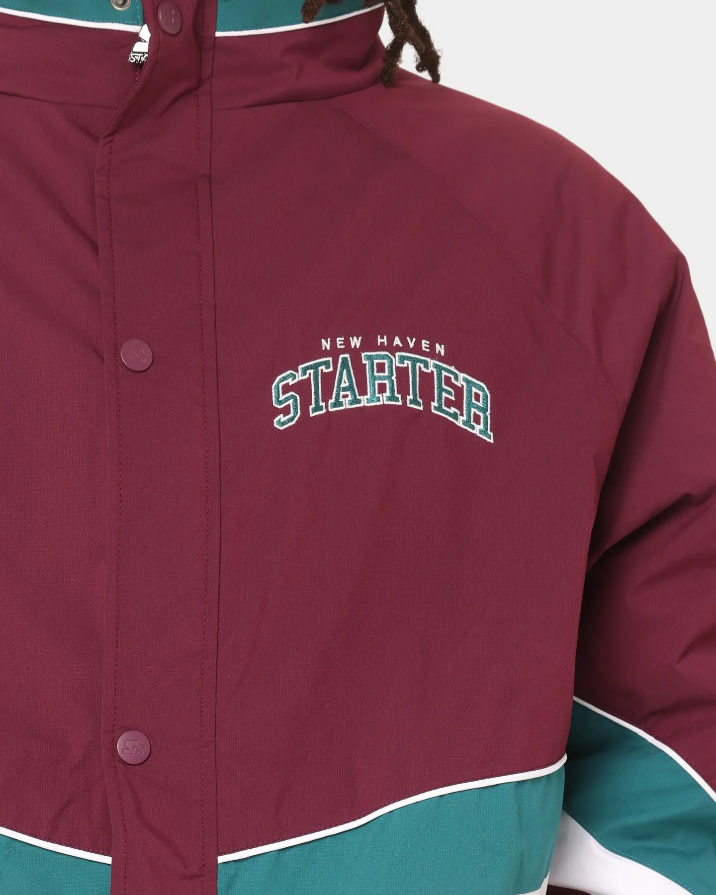 Starter V Track Jacket Mighty Ducks Colourway/Burgundy/Ash