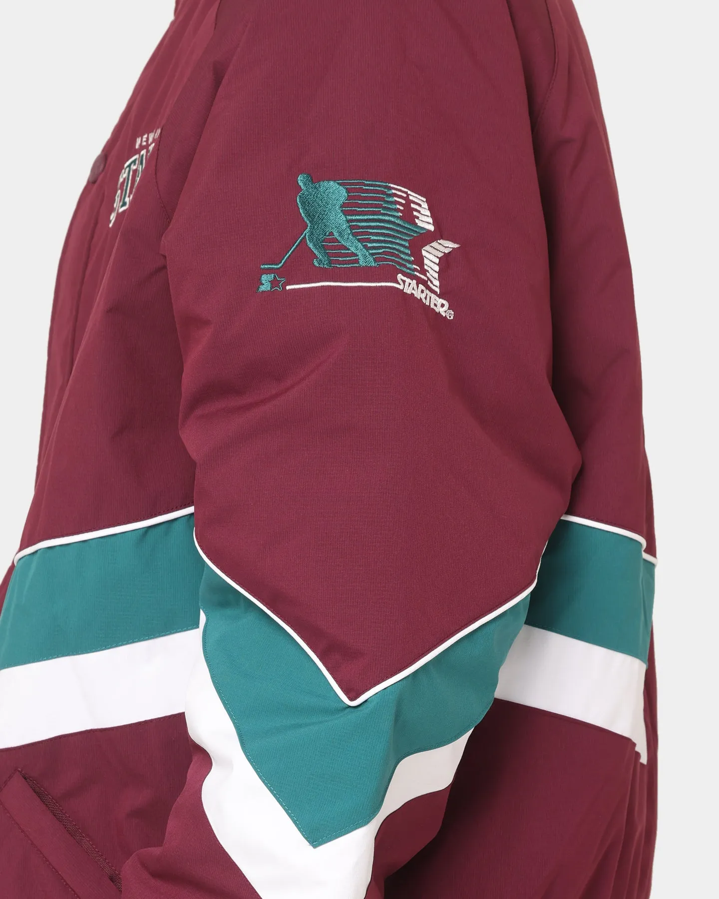 Starter V Track Jacket Mighty Ducks Colourway/Burgundy/Ash