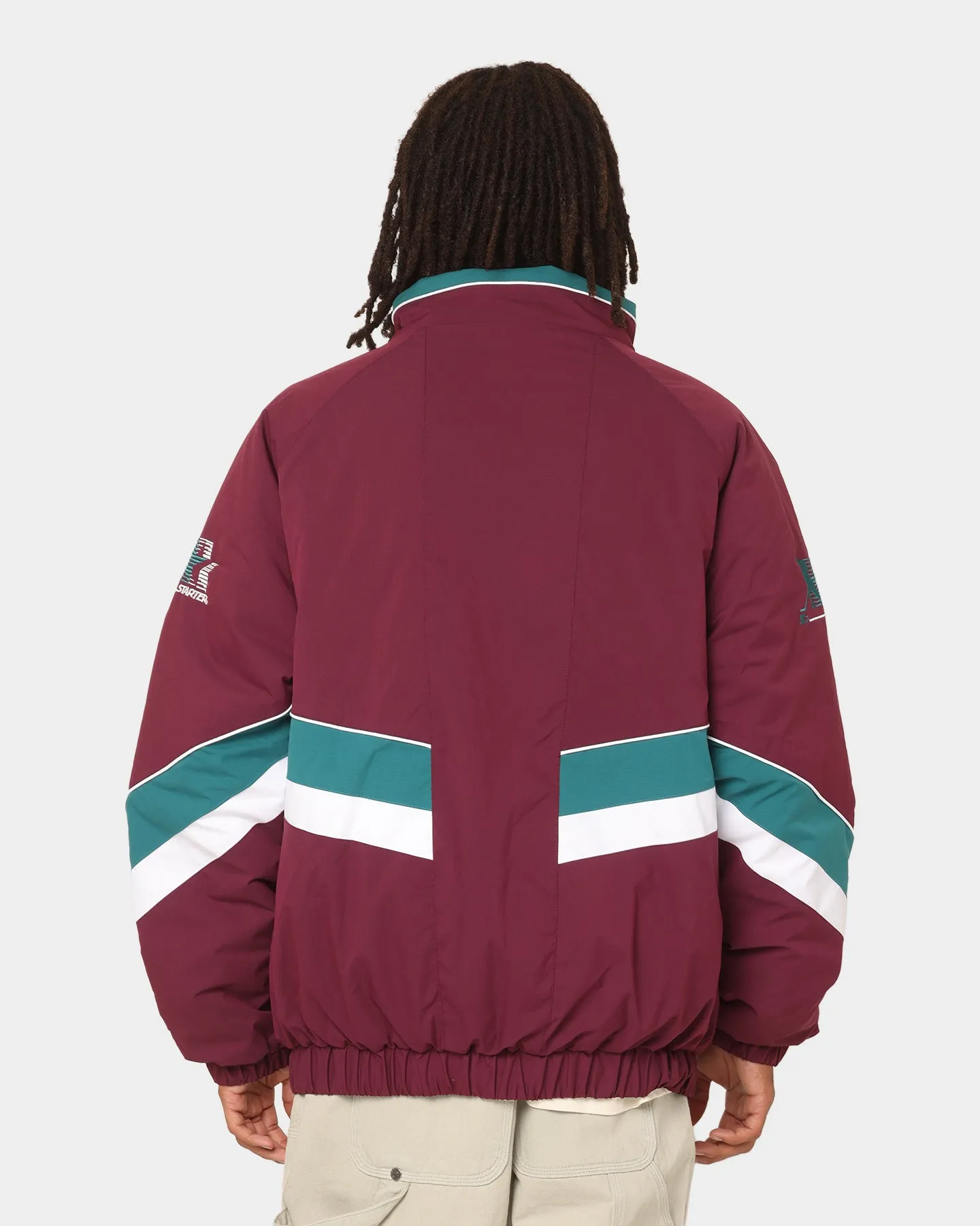 Starter V Track Jacket Mighty Ducks Colourway/Burgundy/Ash