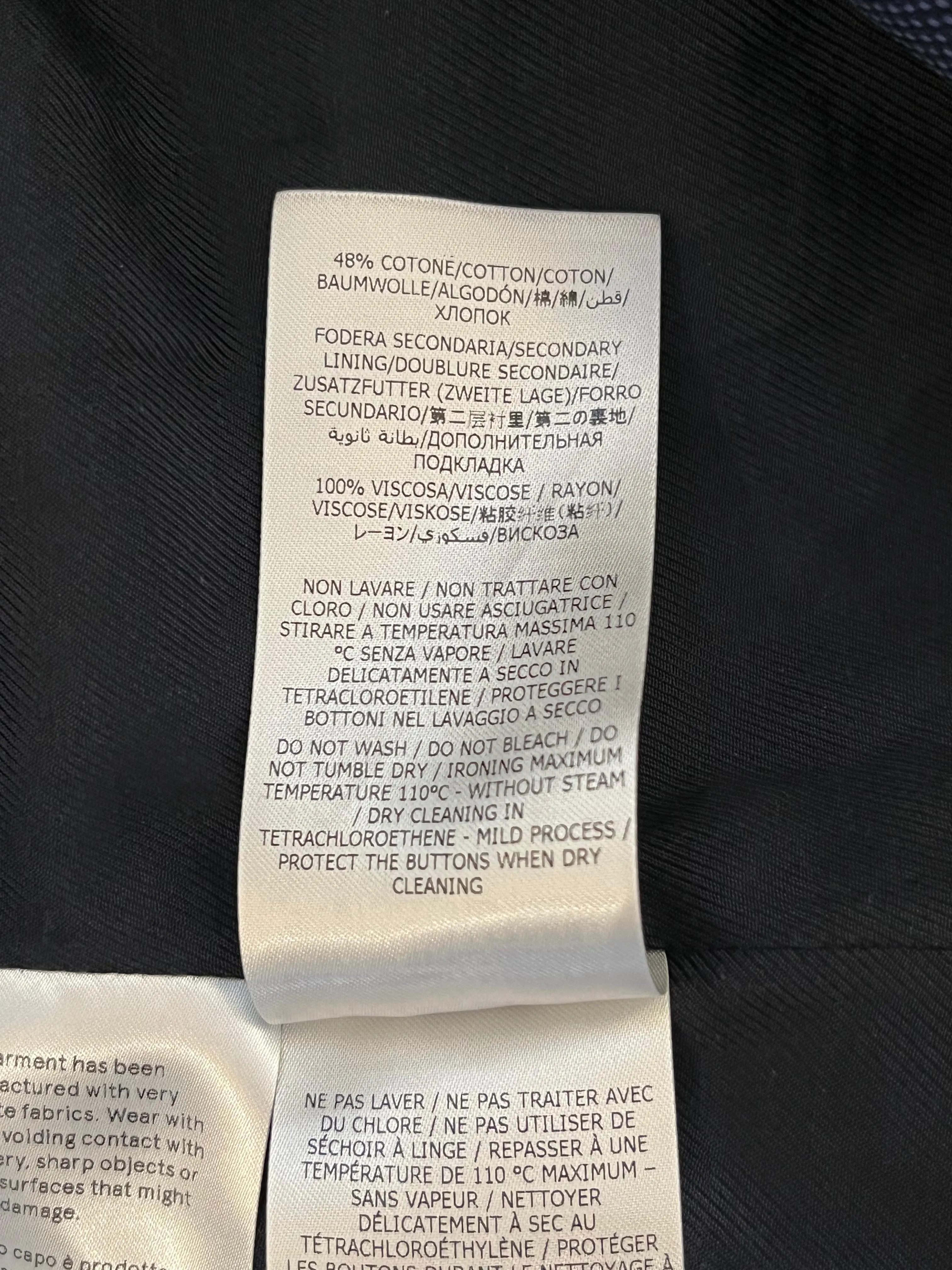 Stella McCartney Double-Breasted Wool Blazer. Size 40IT