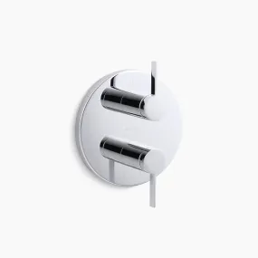 Stillness Two-Handle Valve Trim in Polished Chrome