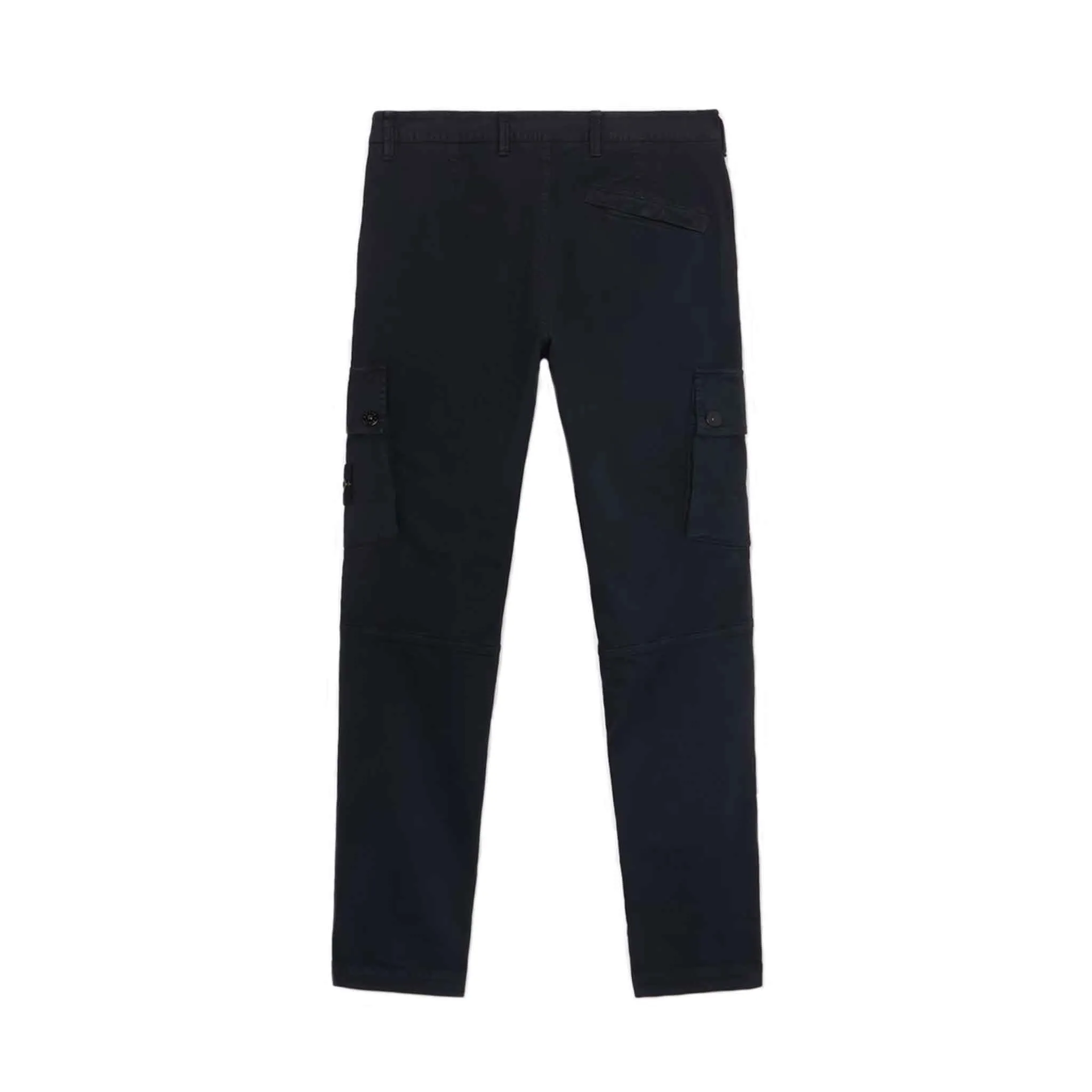 Stone Island 'Old' Effect Slim Fit Cargo Pants in Navy Blue