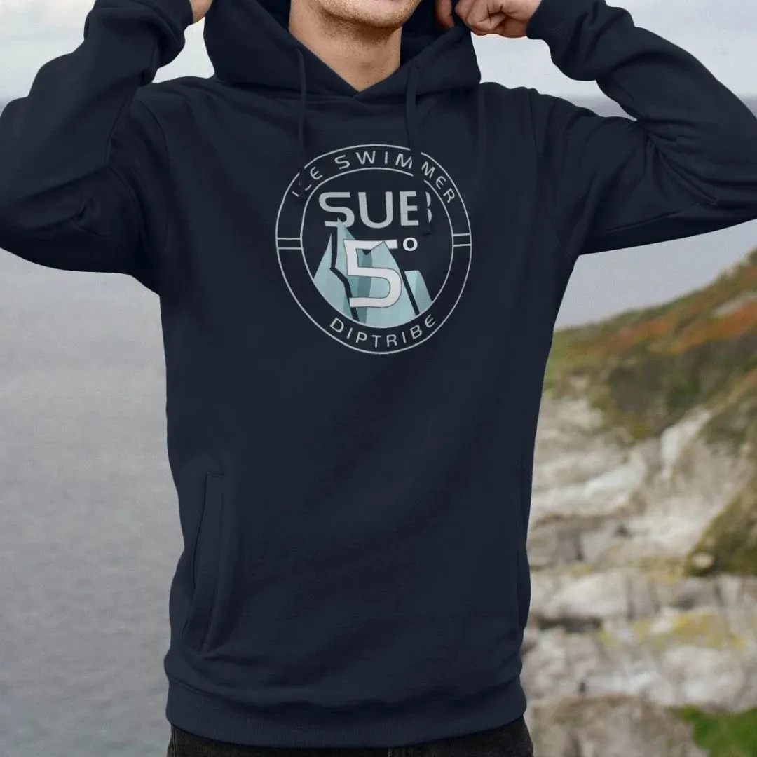 Sub 5 Ice Swimmer Arctic Men's Hoodie