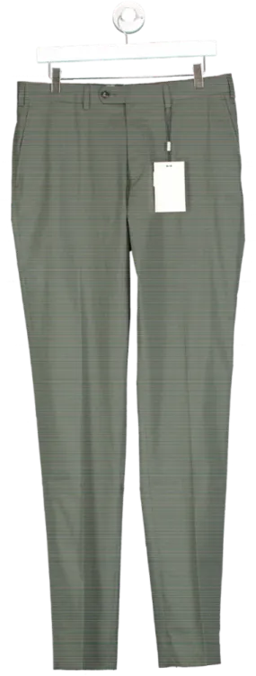 SuitSupply Mid Green Soho Trousers UK 34L