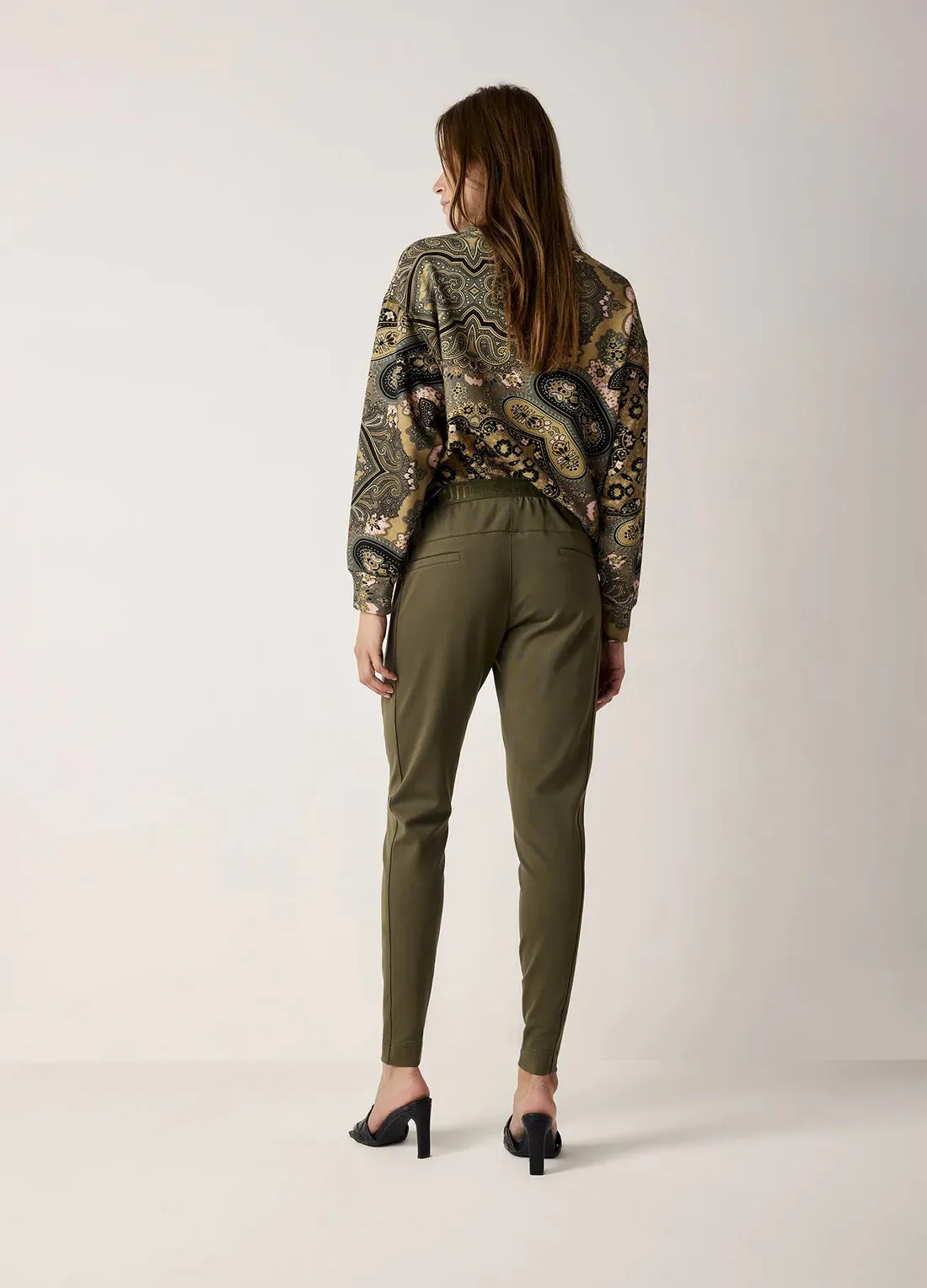 Summum Ivy Green Sporty Trousers