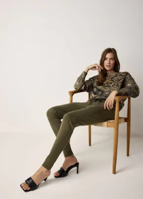 Summum Ivy Green Sporty Trousers