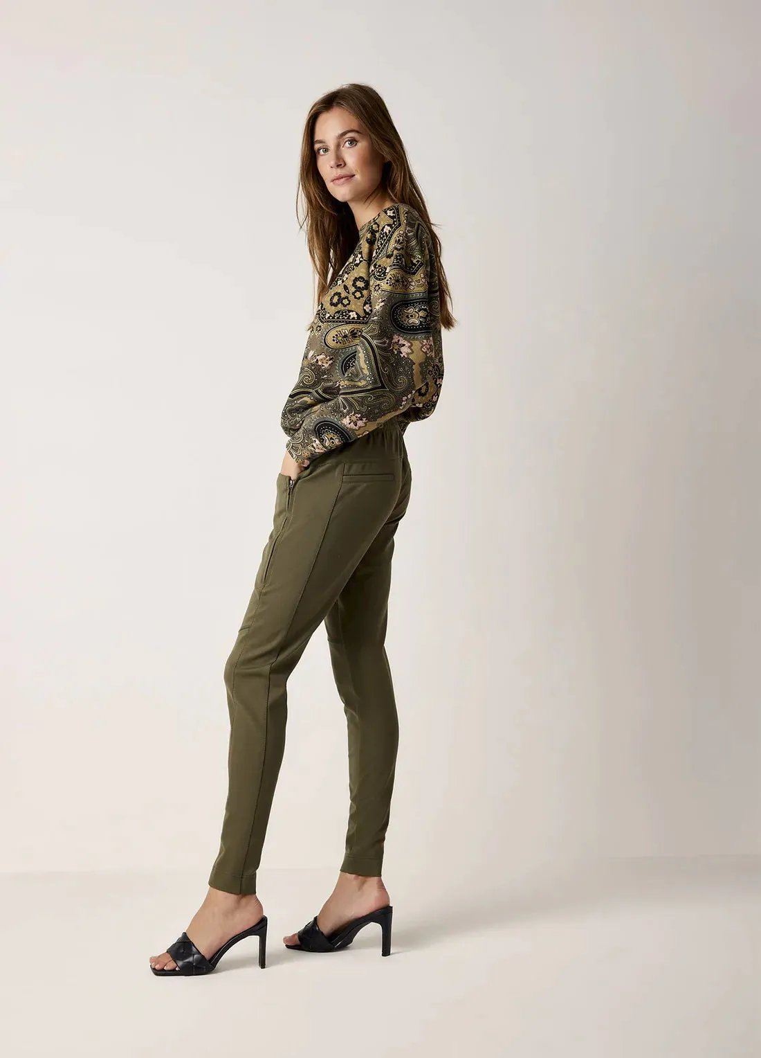 Summum Ivy Green Sporty Trousers