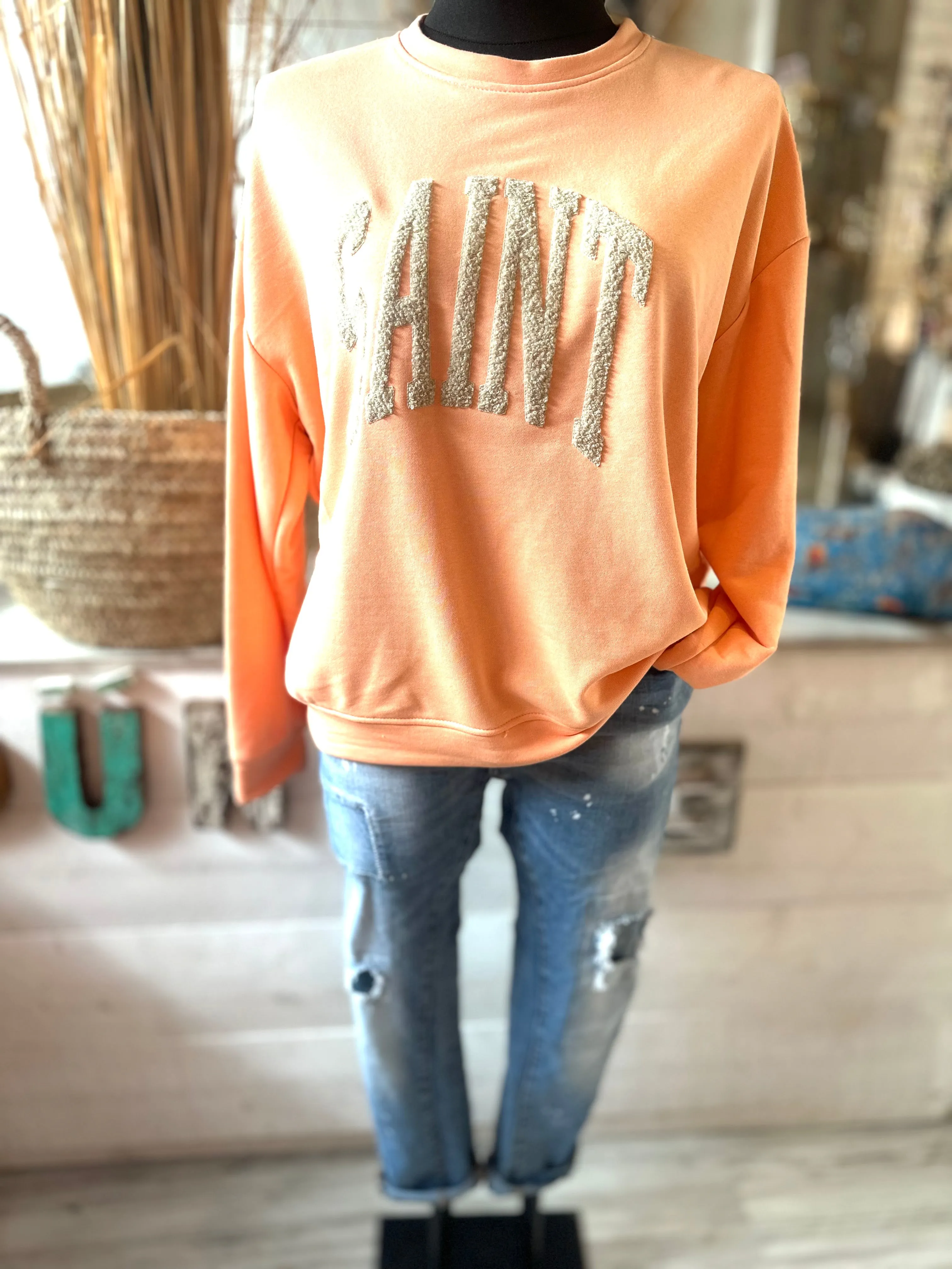 Sweat Shirt Patches Saint