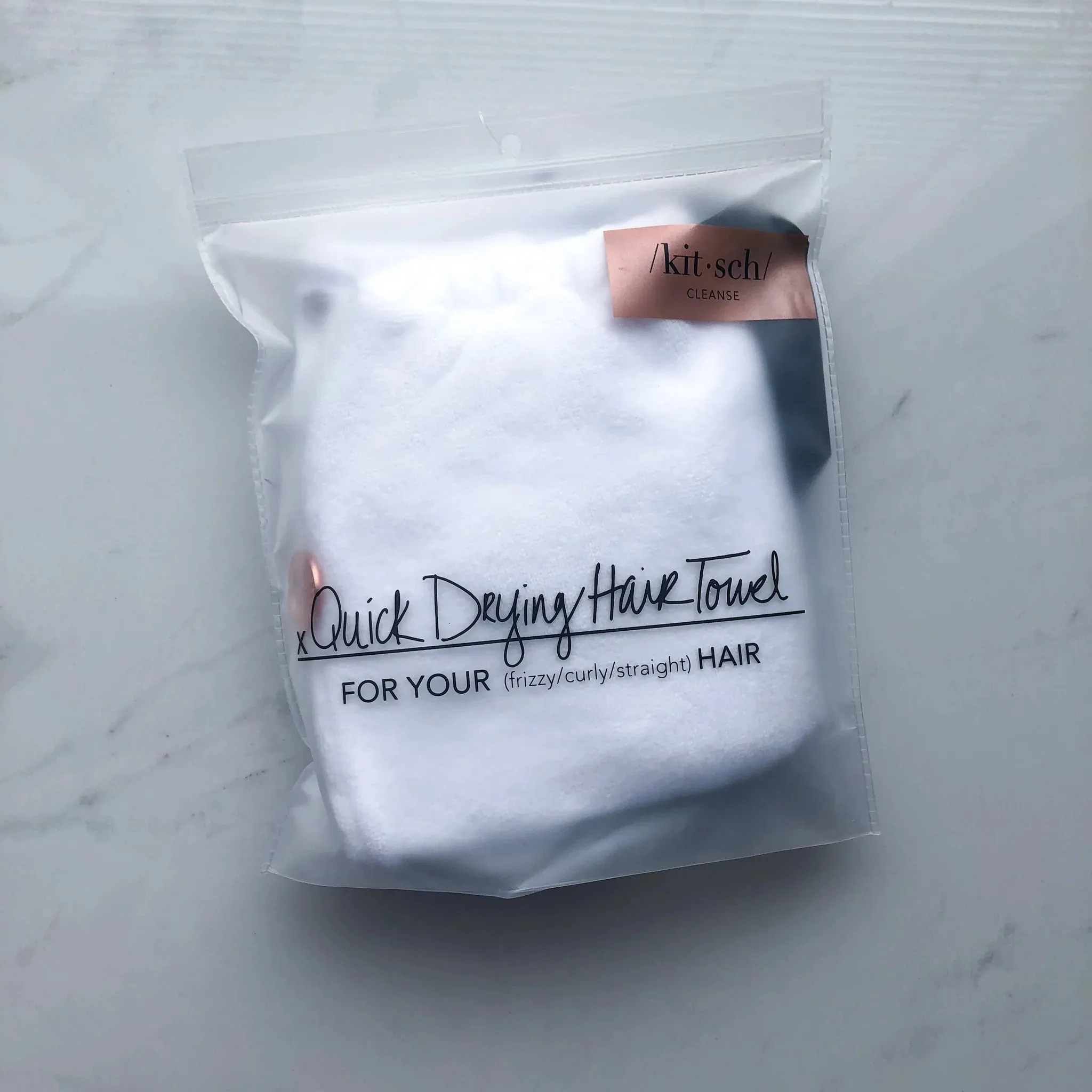 The Quick Dry Hair Towel - White