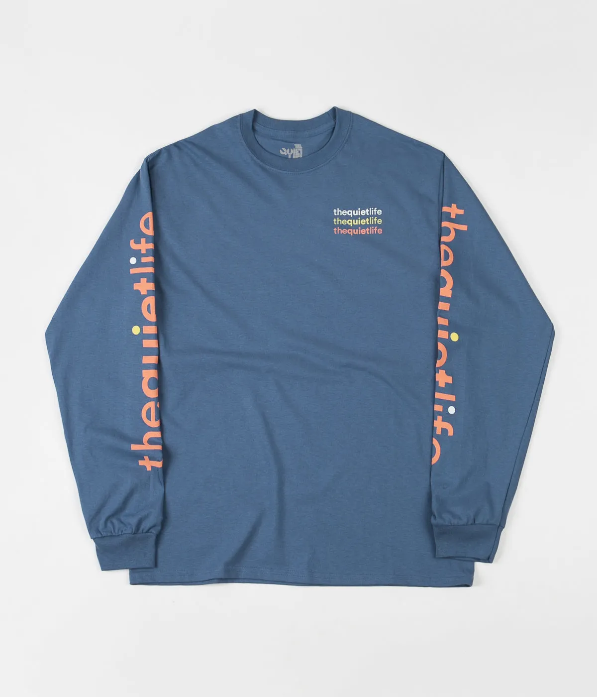 The Quiet Life Origin Repeat Long Sleeve T-Shirt - Slate