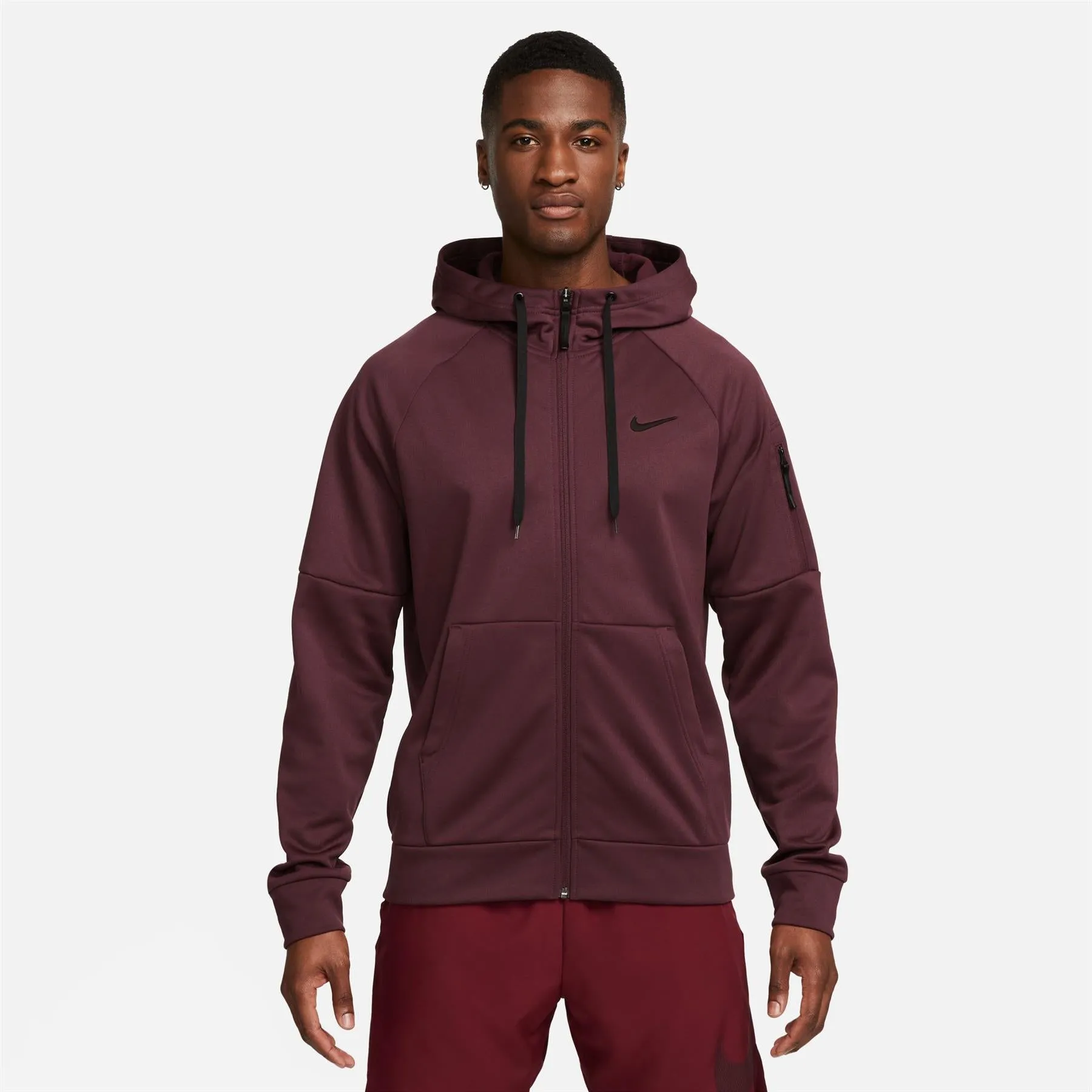 Therma-FIT Full Zip Soft Fleece Hoodie Maroon - SS24