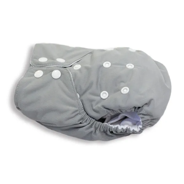 Thirsties Natural AIO One Size Cloth Nappy - Hook and Loop - Adventure Trail