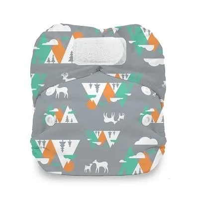 Thirsties Natural All In One Hook and Loop Cloth Diaper - NAIO H/L