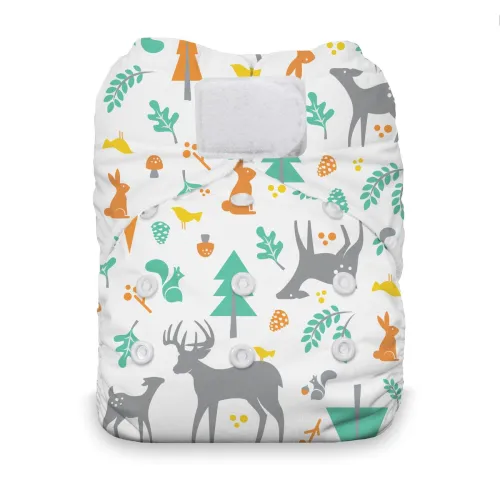 Thirsties Natural All In One Hook and Loop Cloth Diaper - NAIO H/L