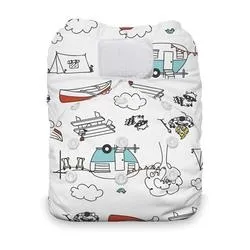 Thirsties Natural All In One Hook and Loop Cloth Diaper - NAIO H/L