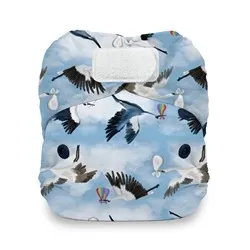Thirsties Newborn Natural All In One Hook and Loop Cloth Diaper - NB NAIO H/L