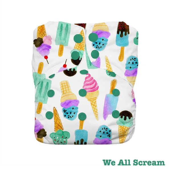 Thirsties Stay Dry Natural AIO One Size Cloth Nappy - Snap