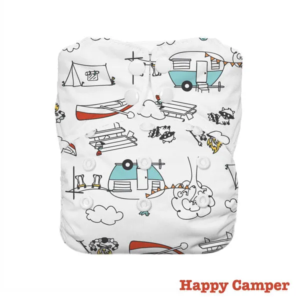 Thirsties Stay Dry Natural AIO One Size Cloth Nappy - Snap