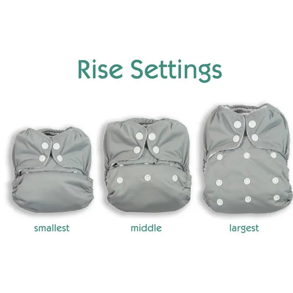 Thirsties Stay Dry Natural AIO One Size Cloth Nappy - Snap