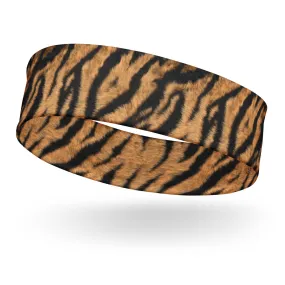 Tiger Stripes Fur Pattern Quick Dry Stretch Yoga Headband