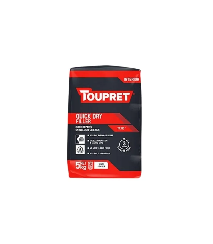 Toupret Interior Quick Dry Filler - TX110 - White - Powder
