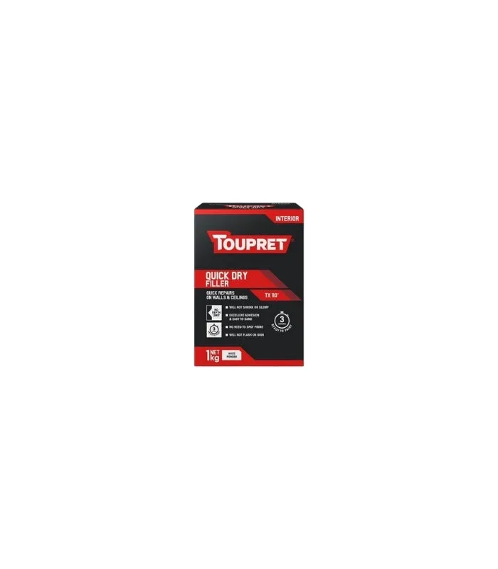 Toupret Interior Quick Dry Filler - TX110 - White - Powder