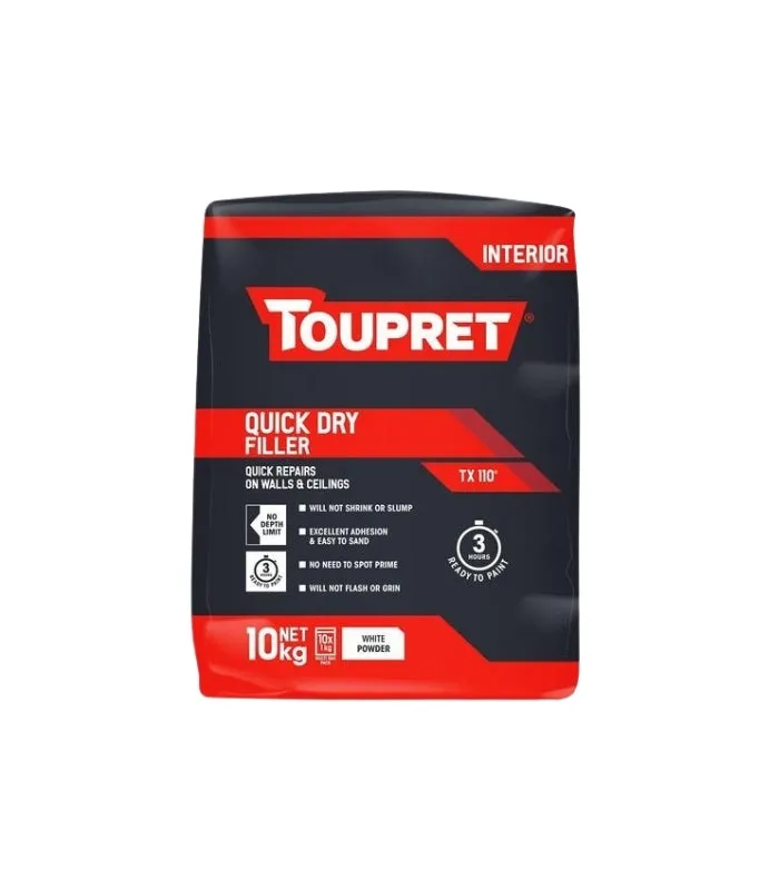Toupret Interior Quick Dry Filler - TX110 - White - Powder