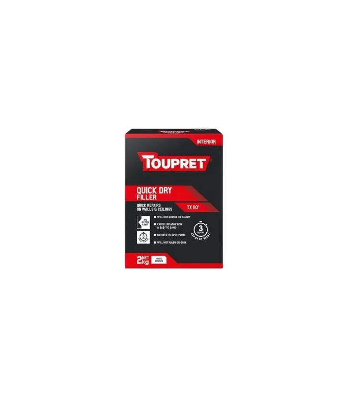 Toupret Interior Quick Dry Filler - TX110 - White - Powder