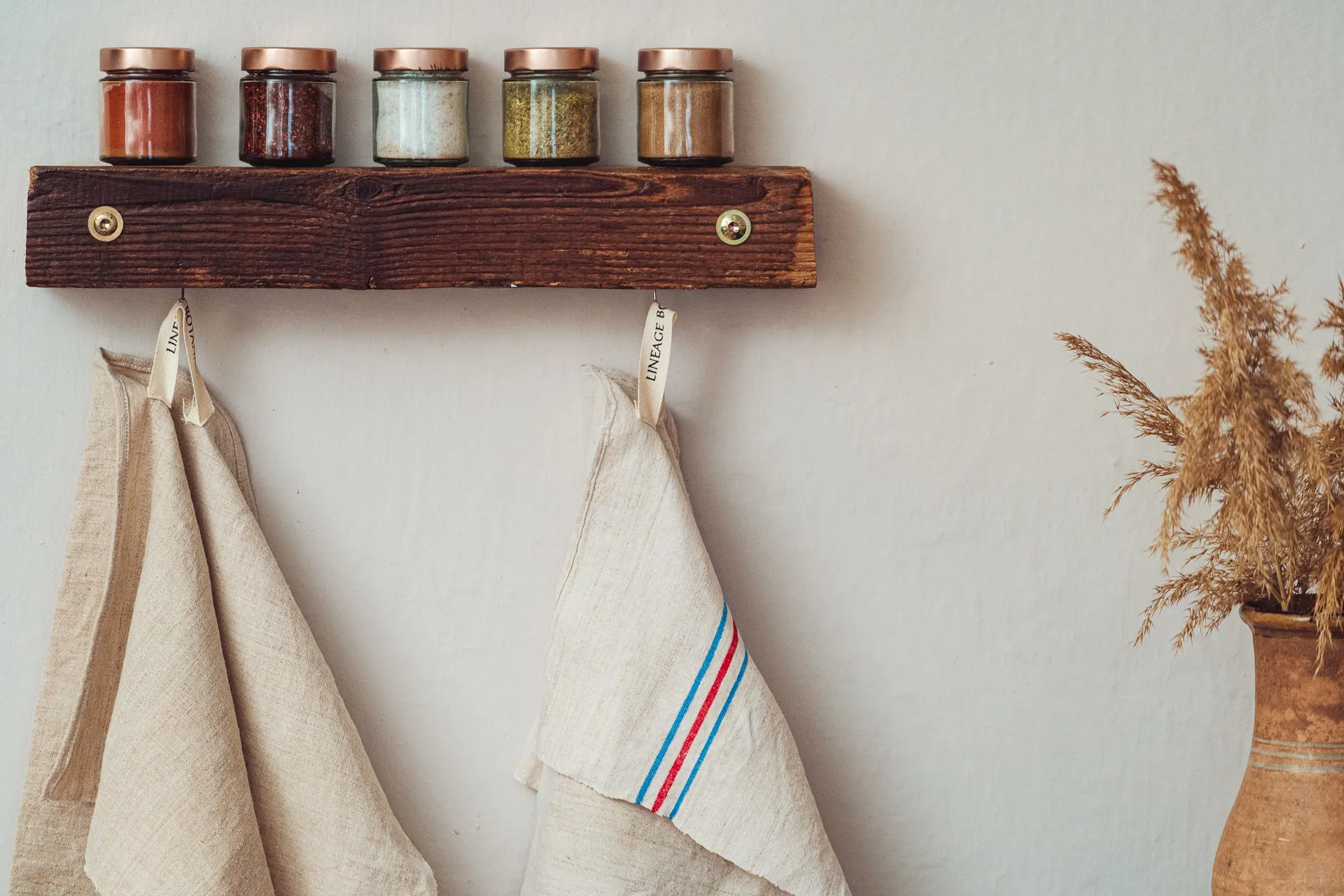 Towel: Handwoven antique Hungarian hemp - T160