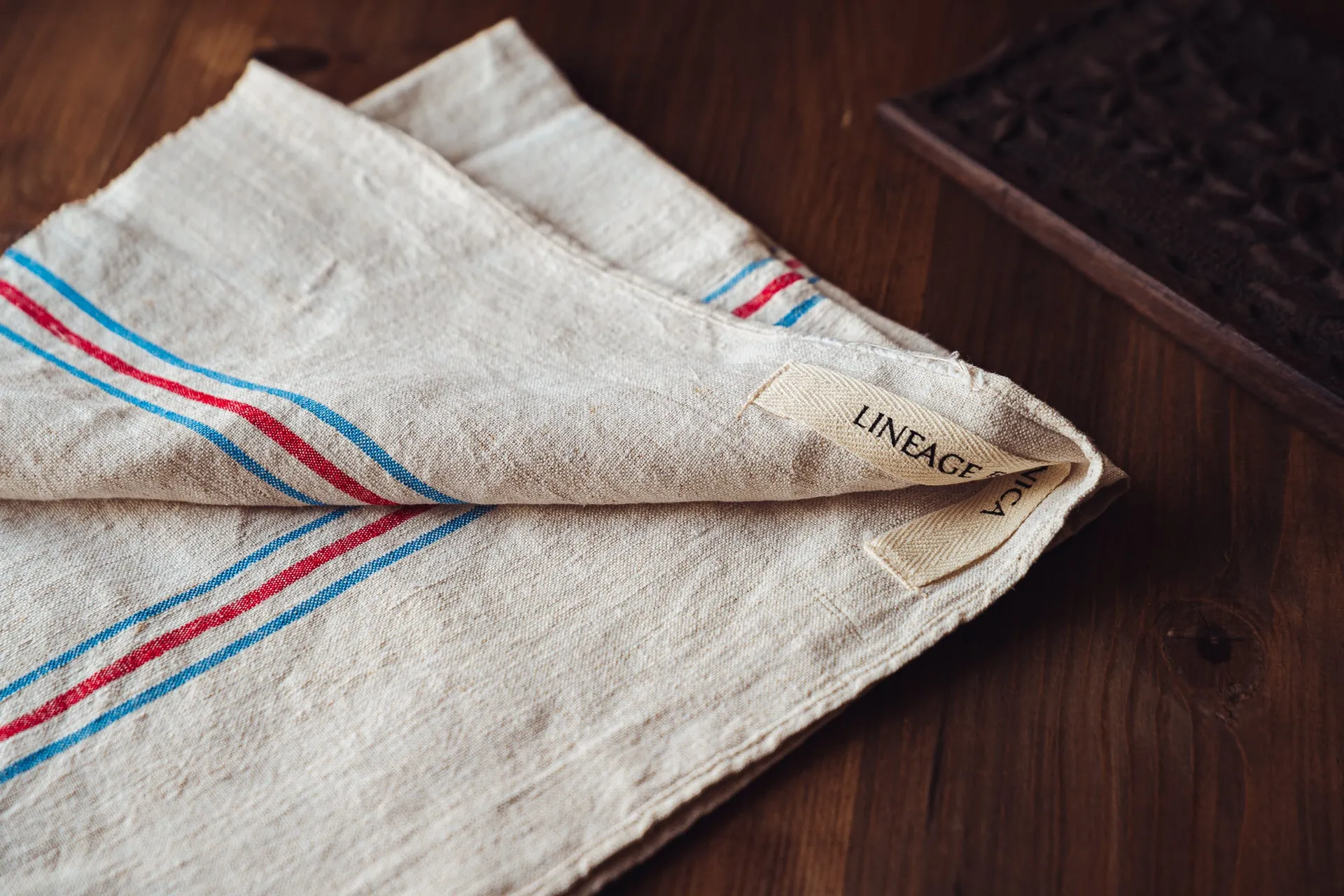 Towel: Handwoven antique Hungarian hemp - T161