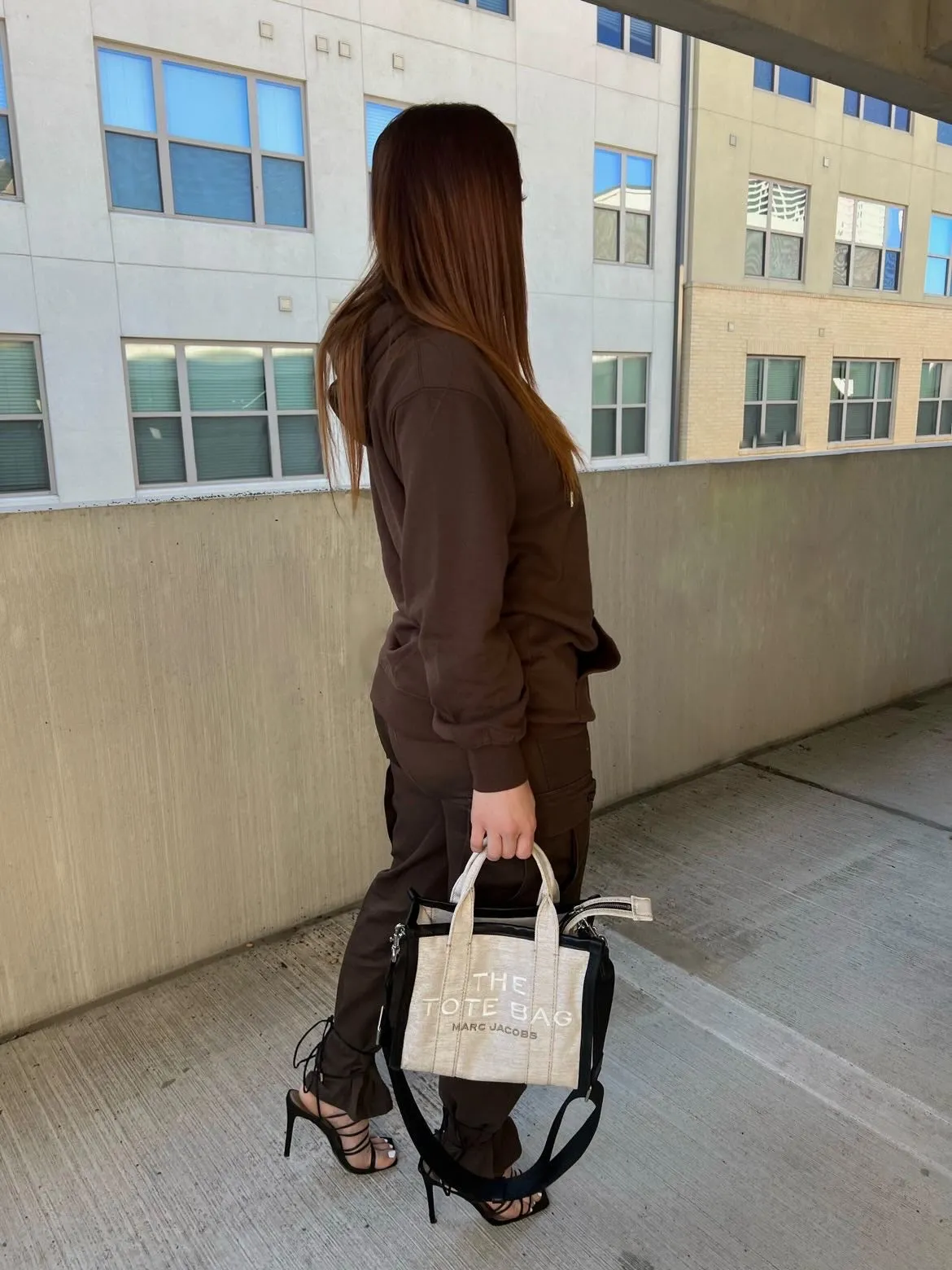 Tunic Hoodie Pullover (BROWN)