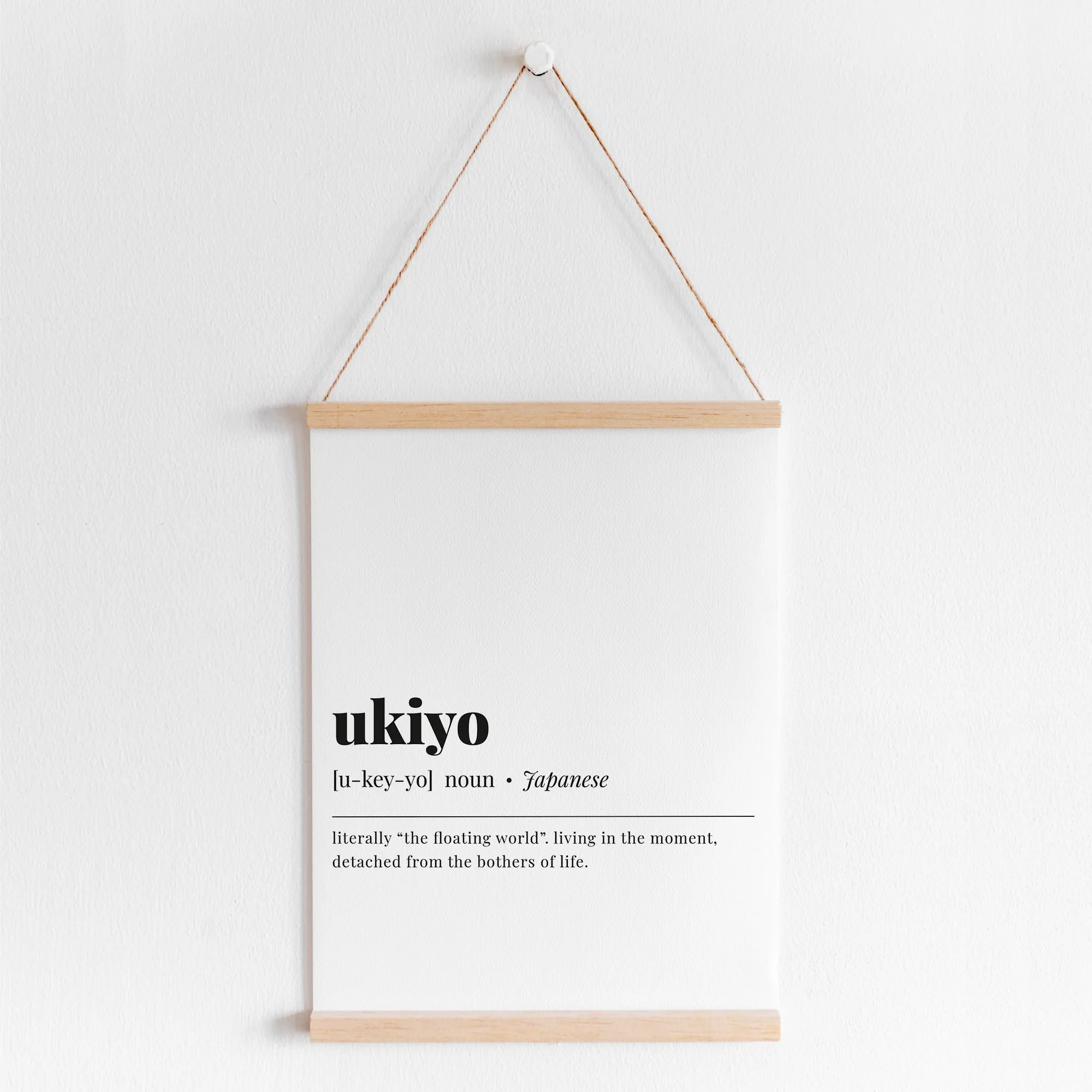Ukiyo Definition Print Instant Download