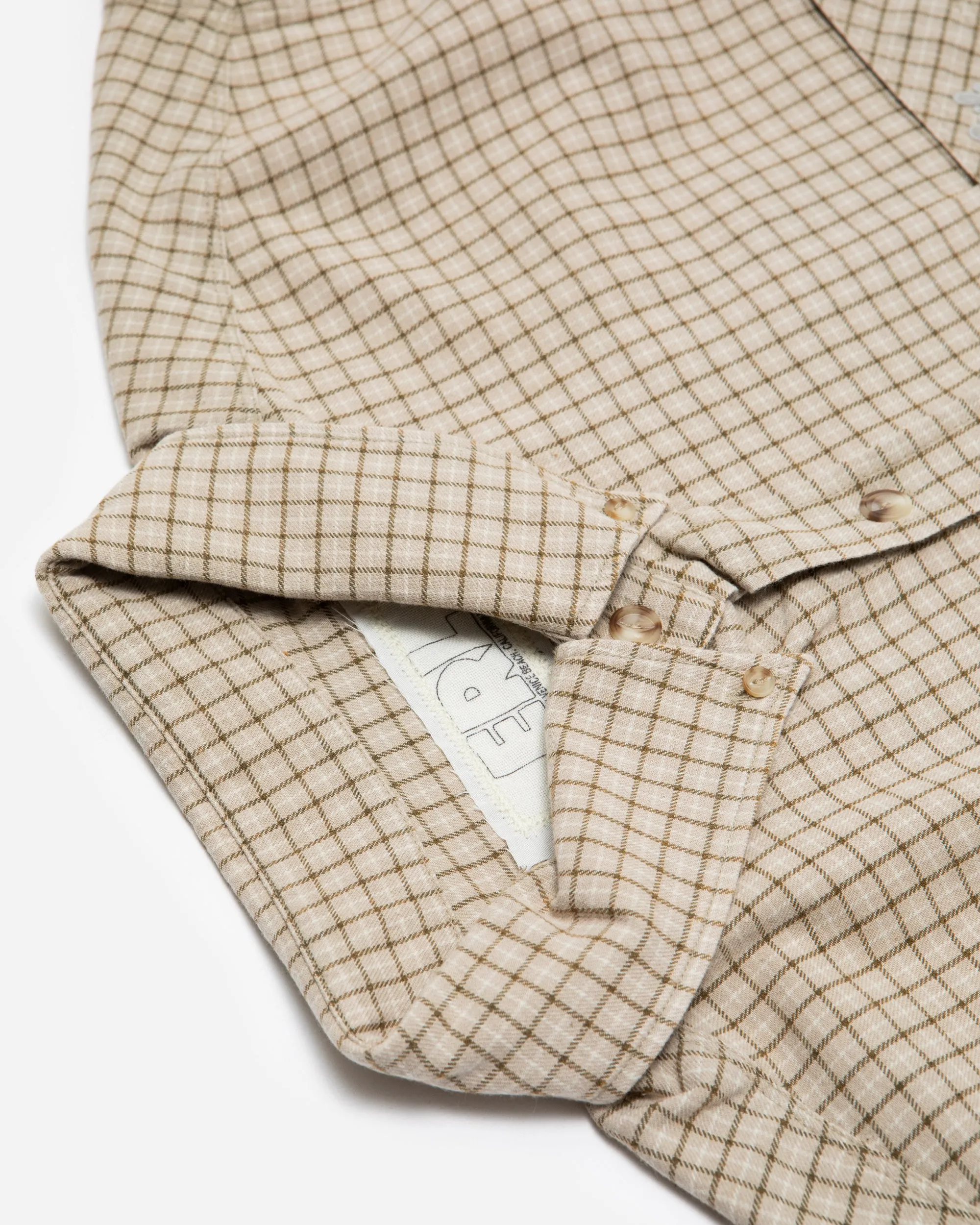 Unisex Plaid Short Sleeved Shirt
