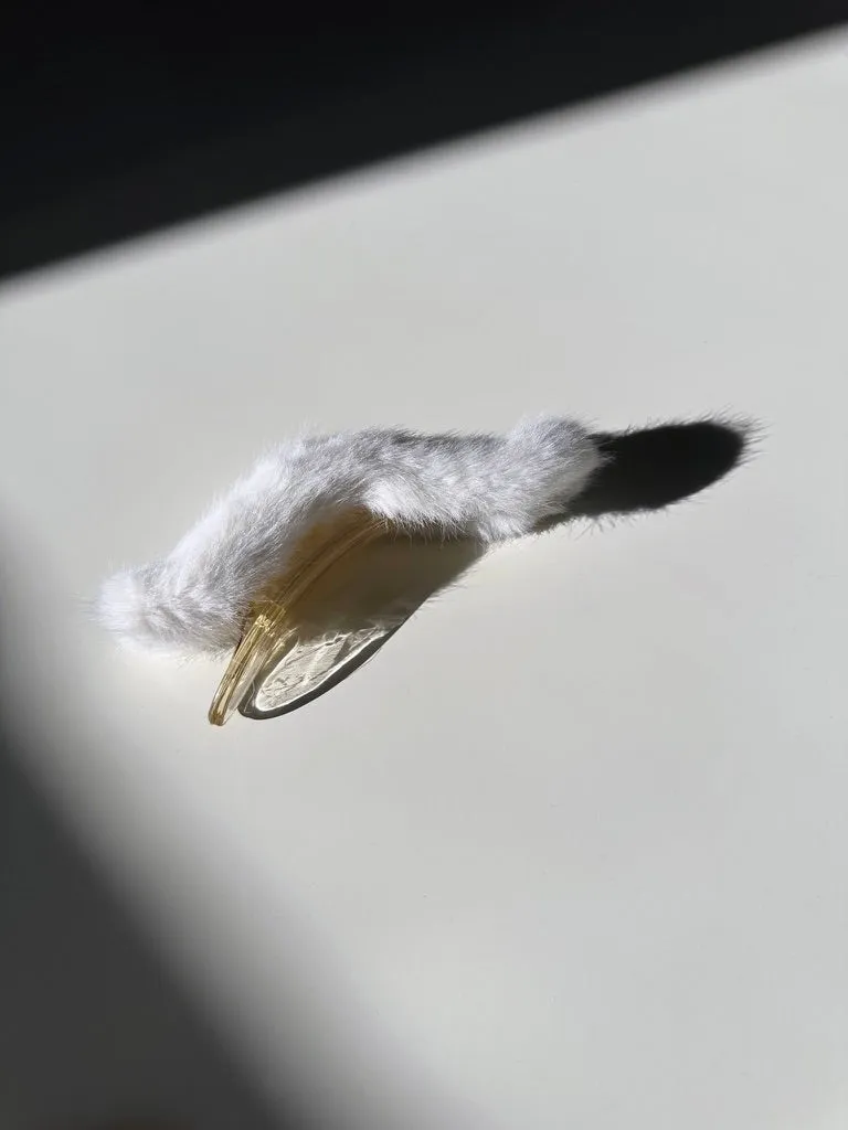 Vegan Fur Flat Claw Clip