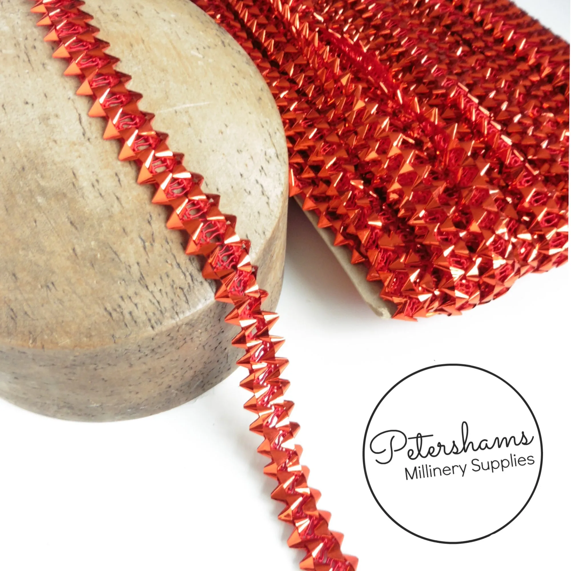 Vintage Metallic Faux Stud Trim - 1m