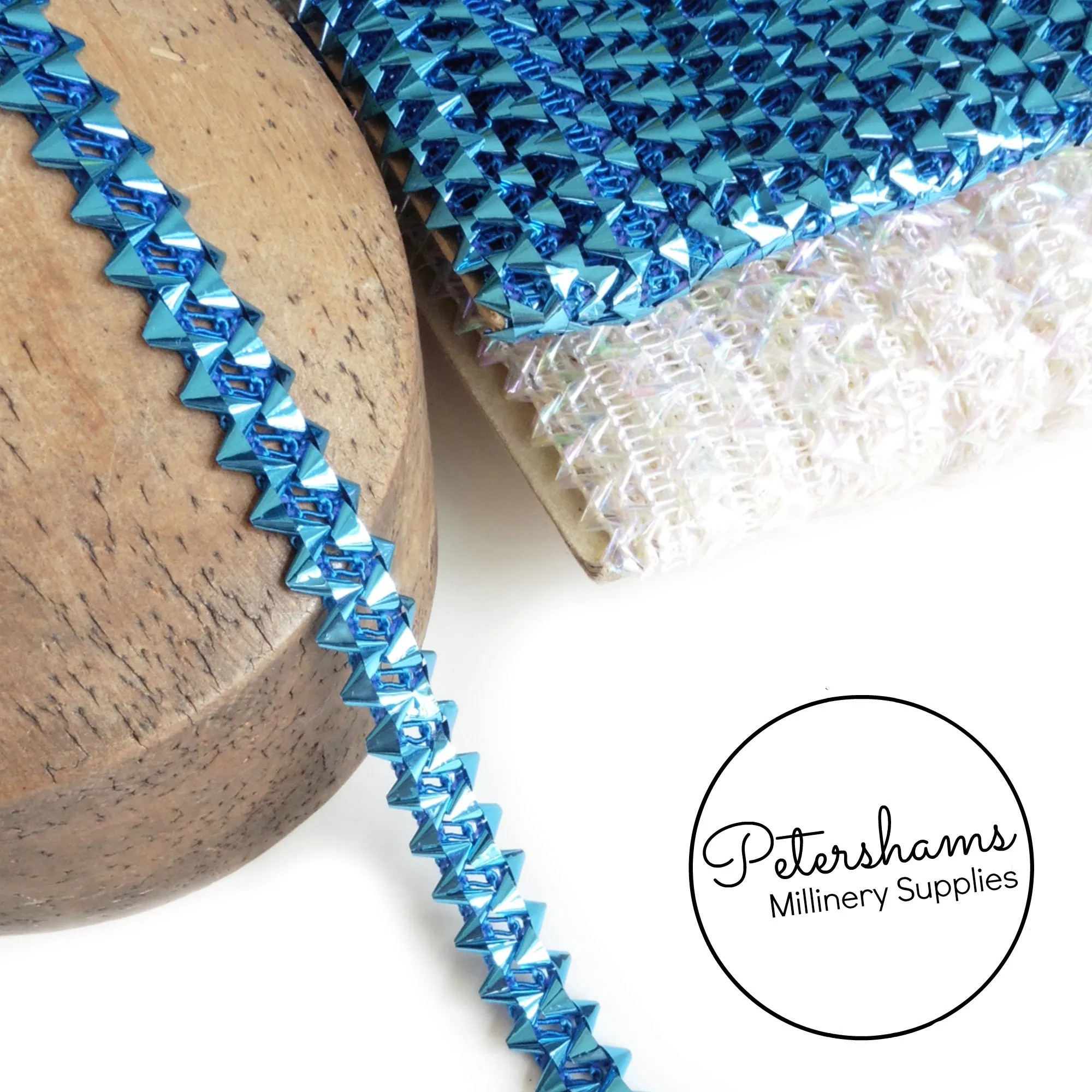 Vintage Metallic Faux Stud Trim - 1m