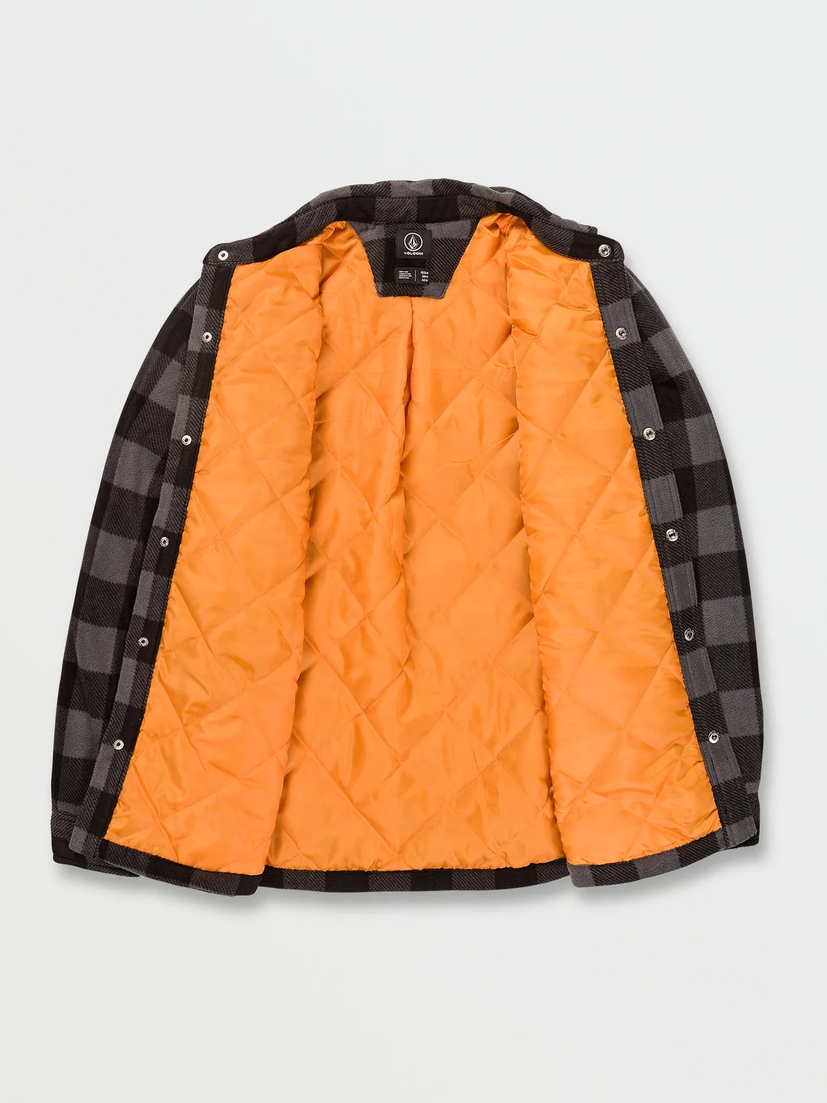 Volcom Bowered Fleece L/S Shirt-Pewter