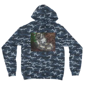 White Snake Camouflage Adult Hoodie