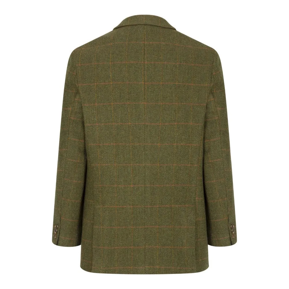 Windsor mens blazer, tweed, mørk grøn